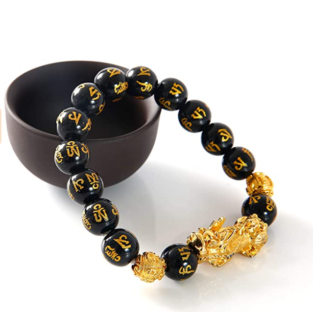 Feng Shui Black Obsidian Wealth Bracelet