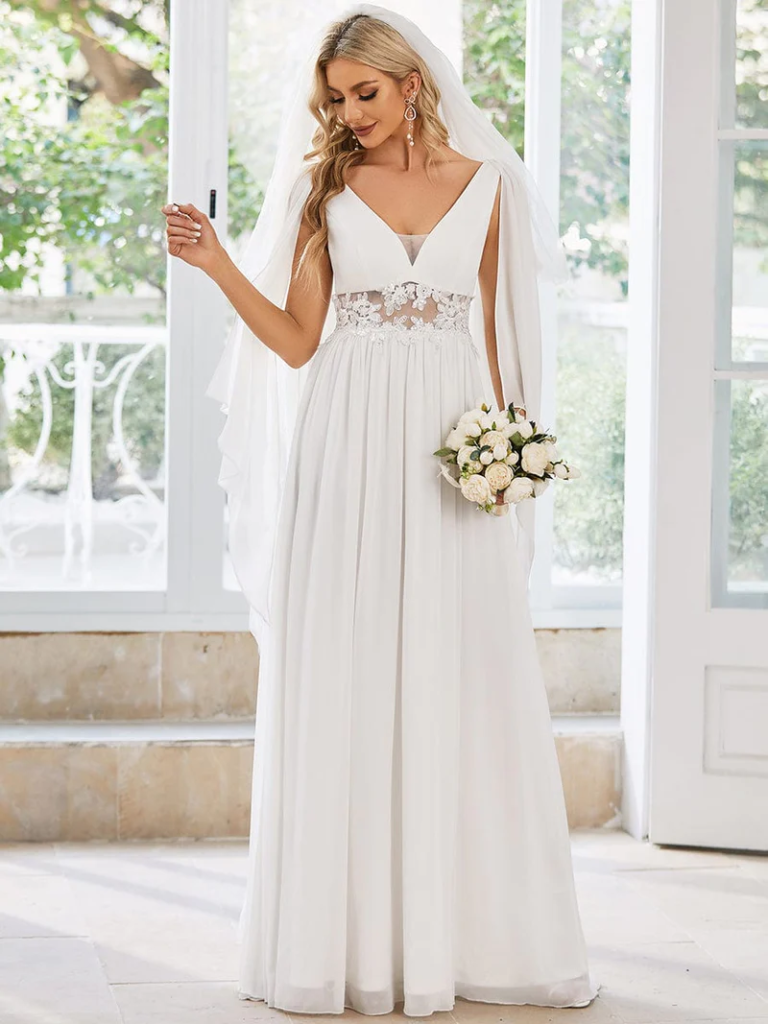 Image From: Ever-Pretty - A-Line Wedding Dress