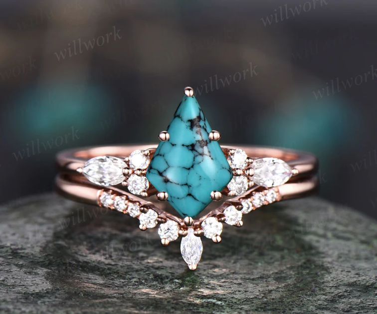 Image from: Willwork Jewelry l Turquoise Birthstone