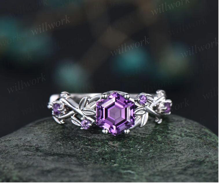 Image from: Willwork Jewelry l Amythyst rings