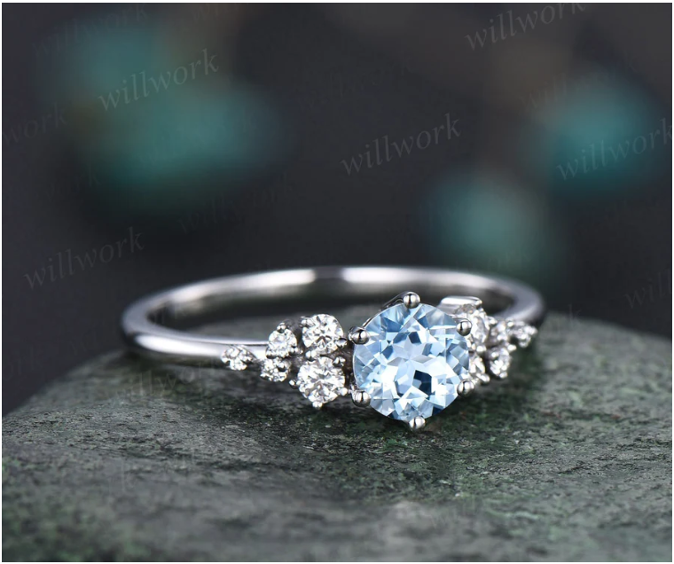 Image from: Willwork Jewelry l Aquamarine Rings
