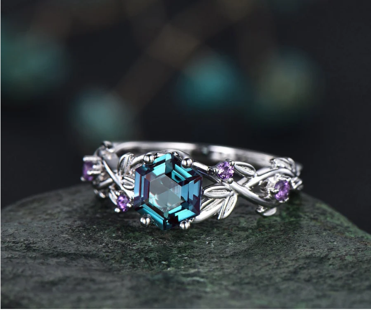 Image from: Willwork Jewelry l Alexandrite Birthstone Rings