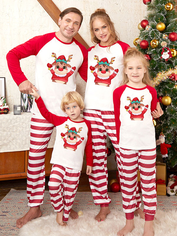 Matching Family Pajamas Adult's Kid's Christmas Pattern Top Pants