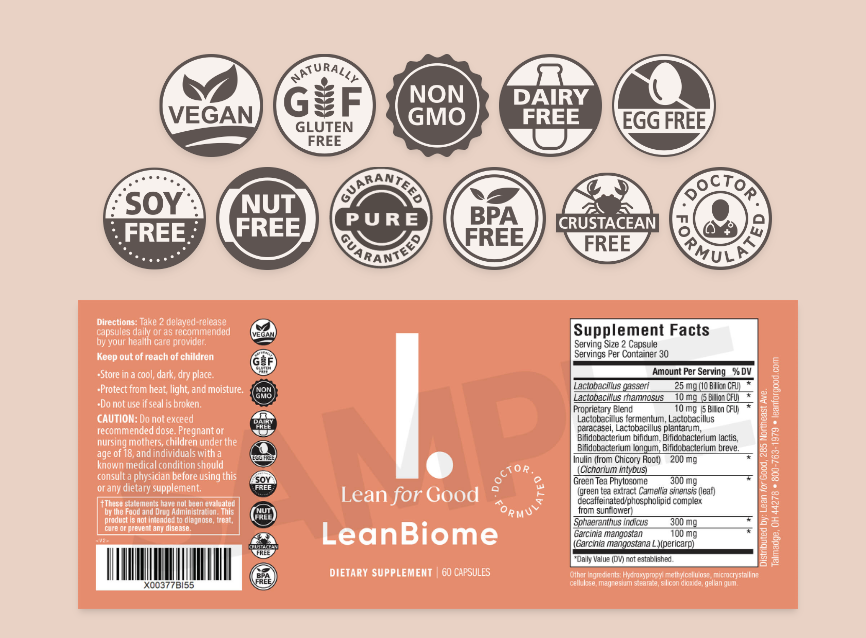 LeanBiome Label