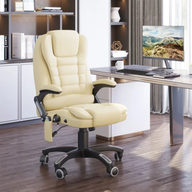 Image from Aosom.ca - Office Products - Massage Home Office Chair and more