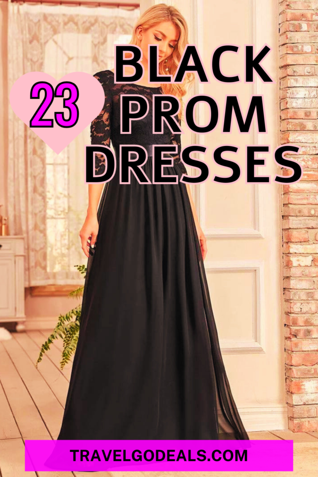 Image From: ever-pretty.com - Black Prom Dresses