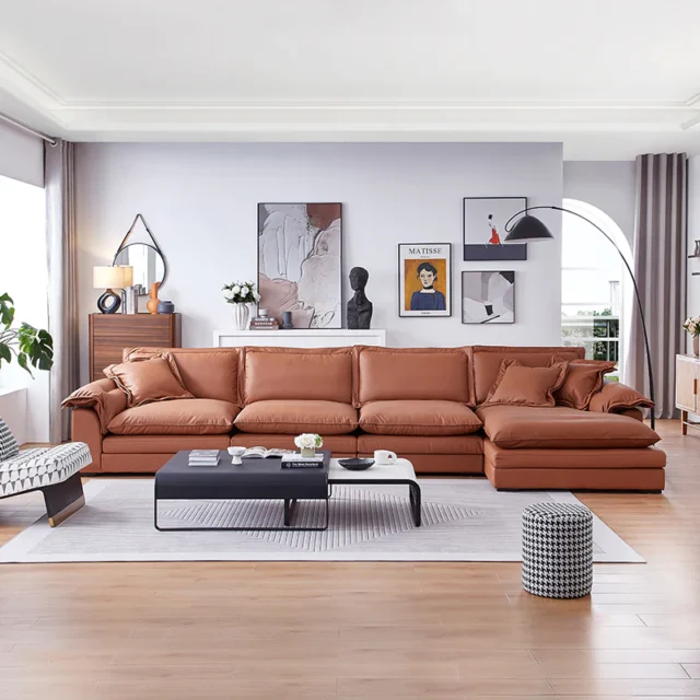 Image From: 25home.com - Sandwich Caramel Sectional