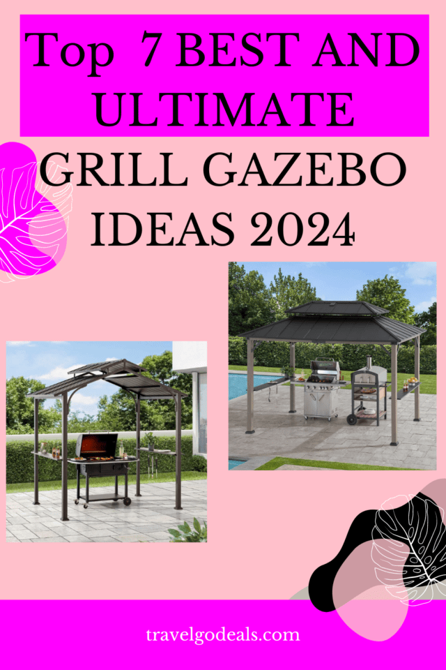 Images From: sunjoyshop.com - Top Grill Gazebo Ideas Outdoor Patio