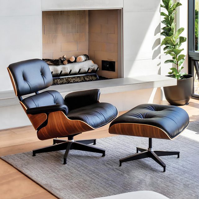 Home & Garden: Best Seller Eames Lounge Chair With Ottoman. Multiple colors