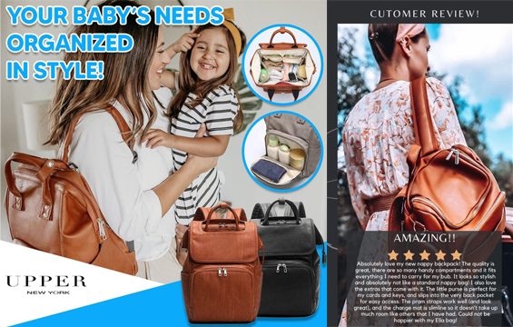 Upper Bag Best Diaper Bag for Mom & Baby